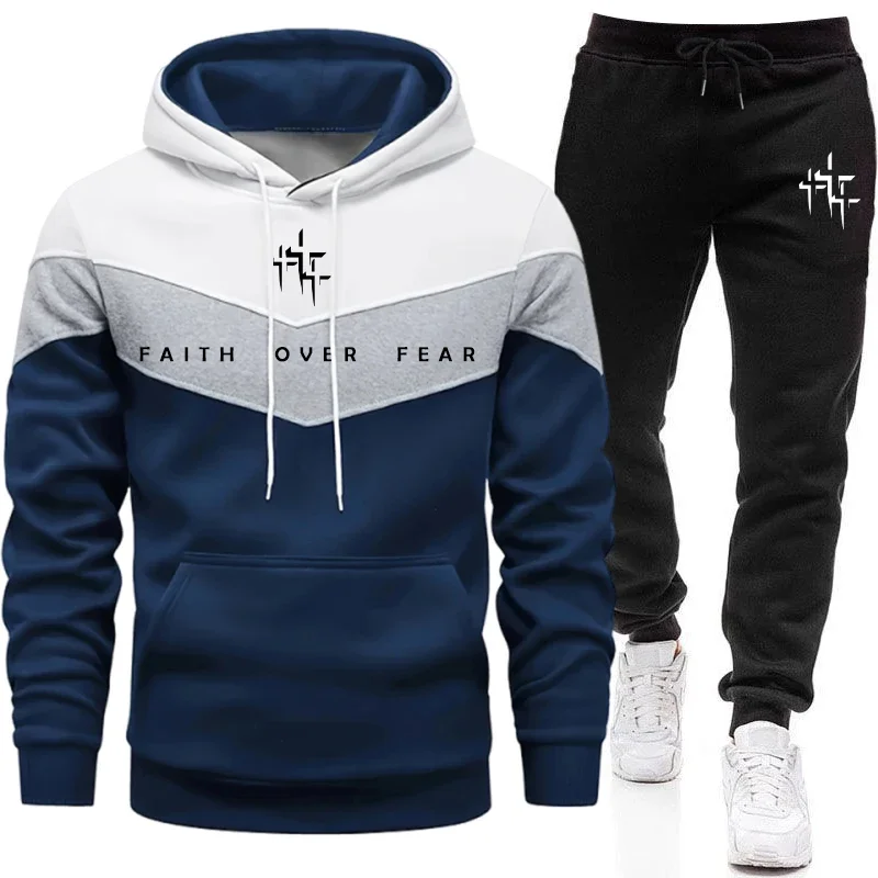 Faith Over Fear Men's Tracksui - Winter Clothing Pants 评论和价格