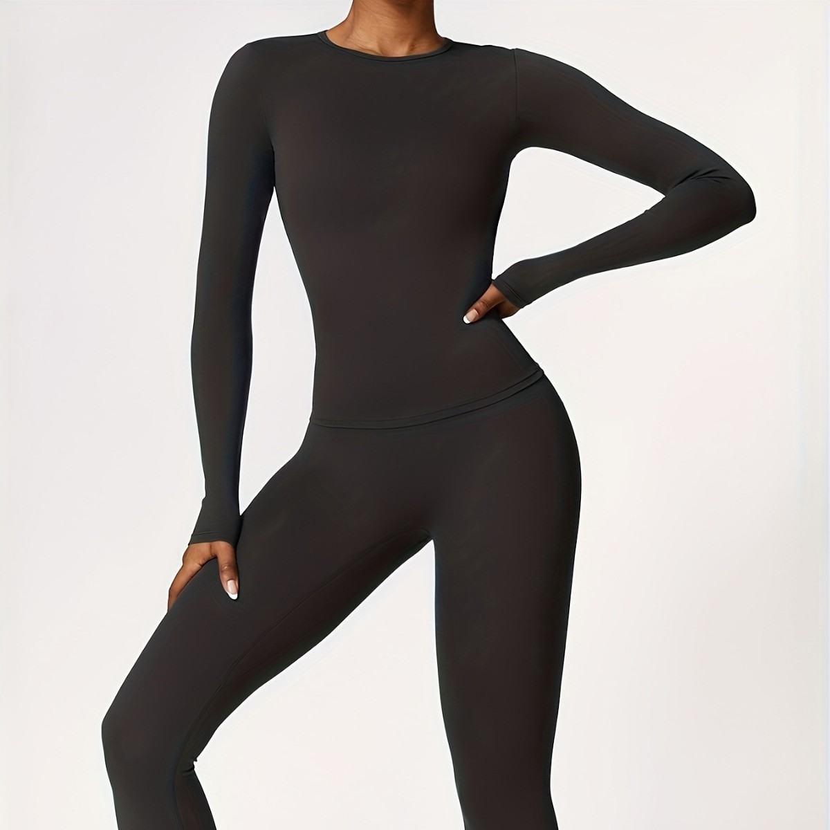 Tight-fitting yoga suit slim l - Winter Clothing For Woman 评论和价格