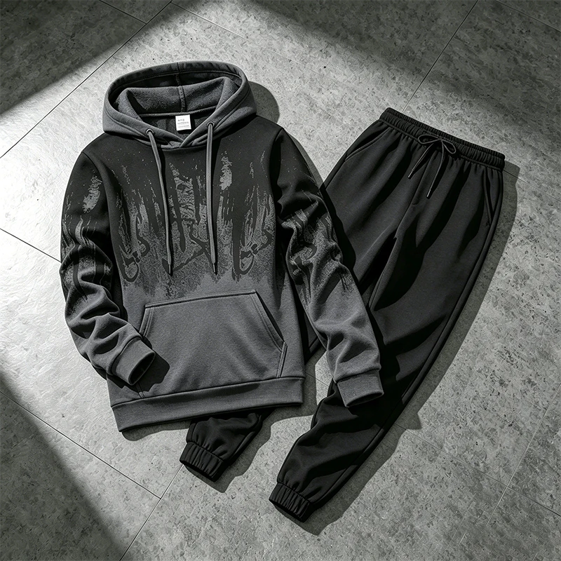 Autumn Winter Men's Hoodies Tr - Winter Clothing 评论和价格