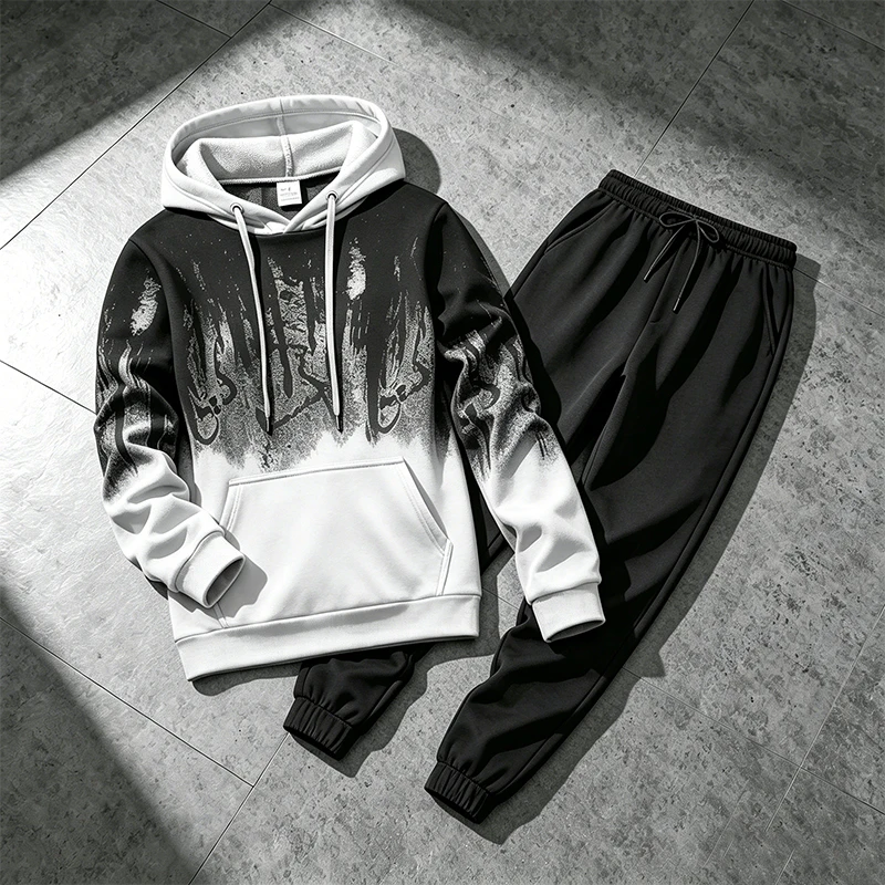 Autumn Winter Men's Hoodies Tr - Winter Clothing 评论和价格