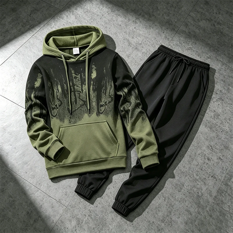 Autumn Winter Men's Hoodies Tr - Winter Clothing 评论和价格