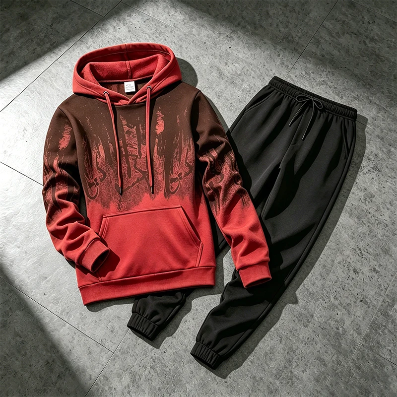 Autumn Winter Men's Hoodies Tr - Winter Clothing 评论和价格