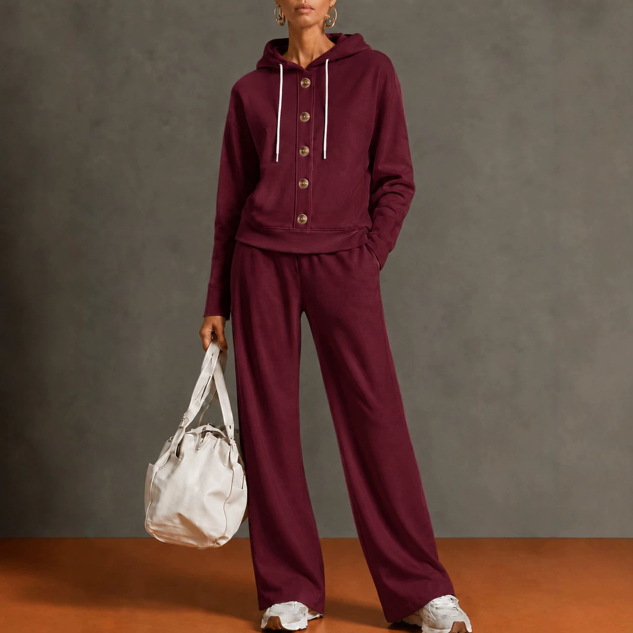 Fall and winter solid color ho - Winter Clothing Affordable 评论和价格