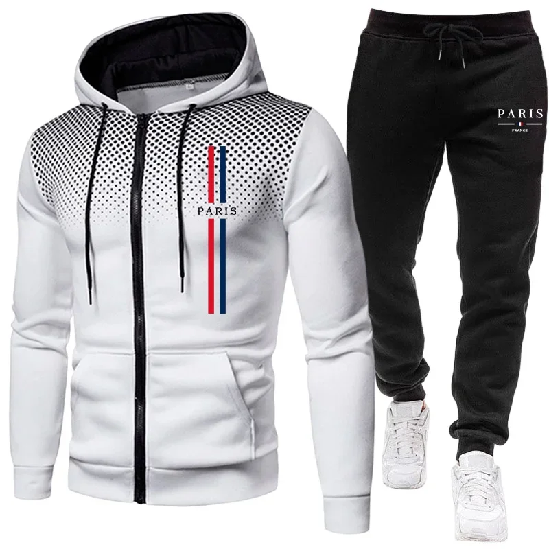 Men sports suit zipper jacket+ - Winter Clothes 评论和价格
