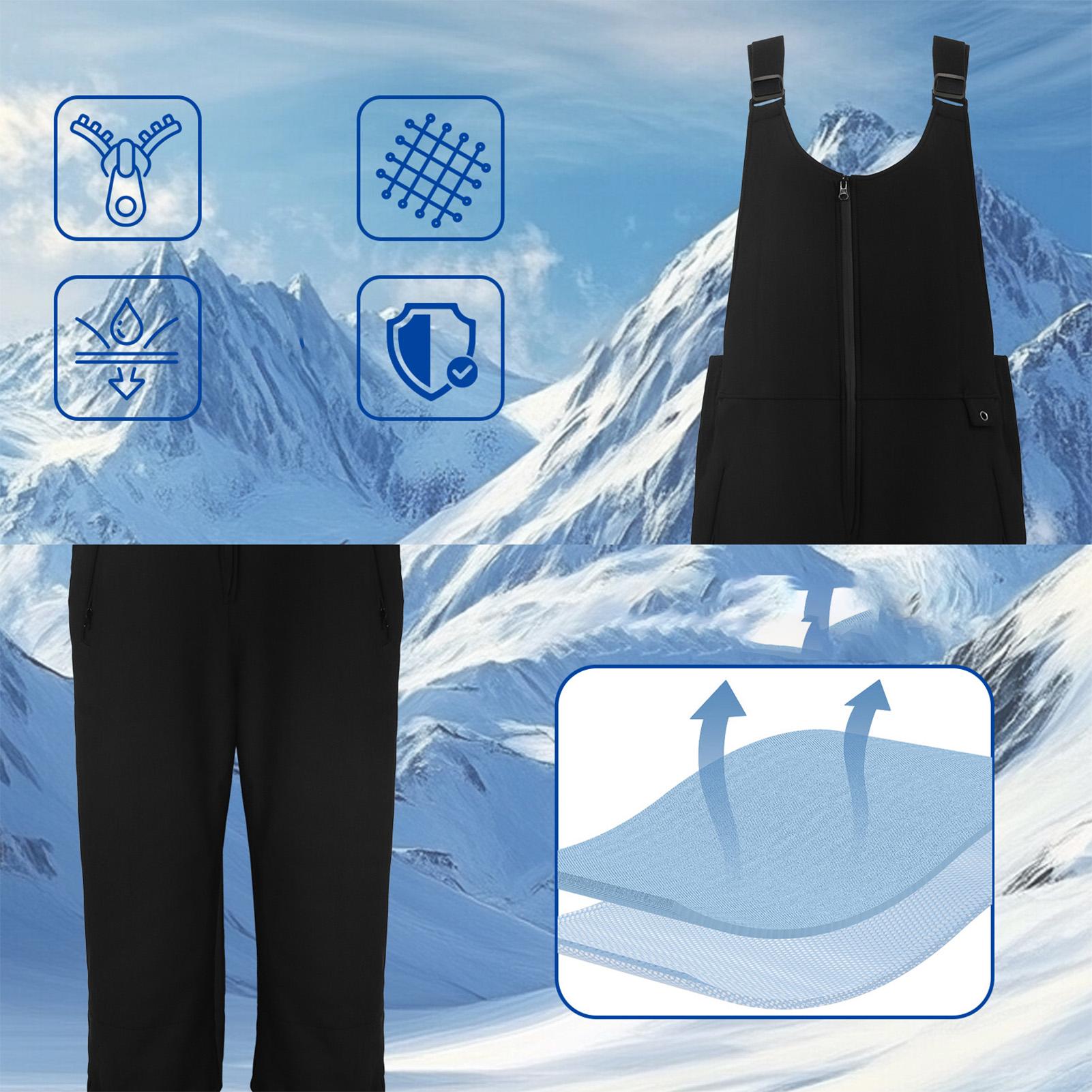 Insulated Bibs For Women Windp - Ski Pants Waterproof 评论和价格