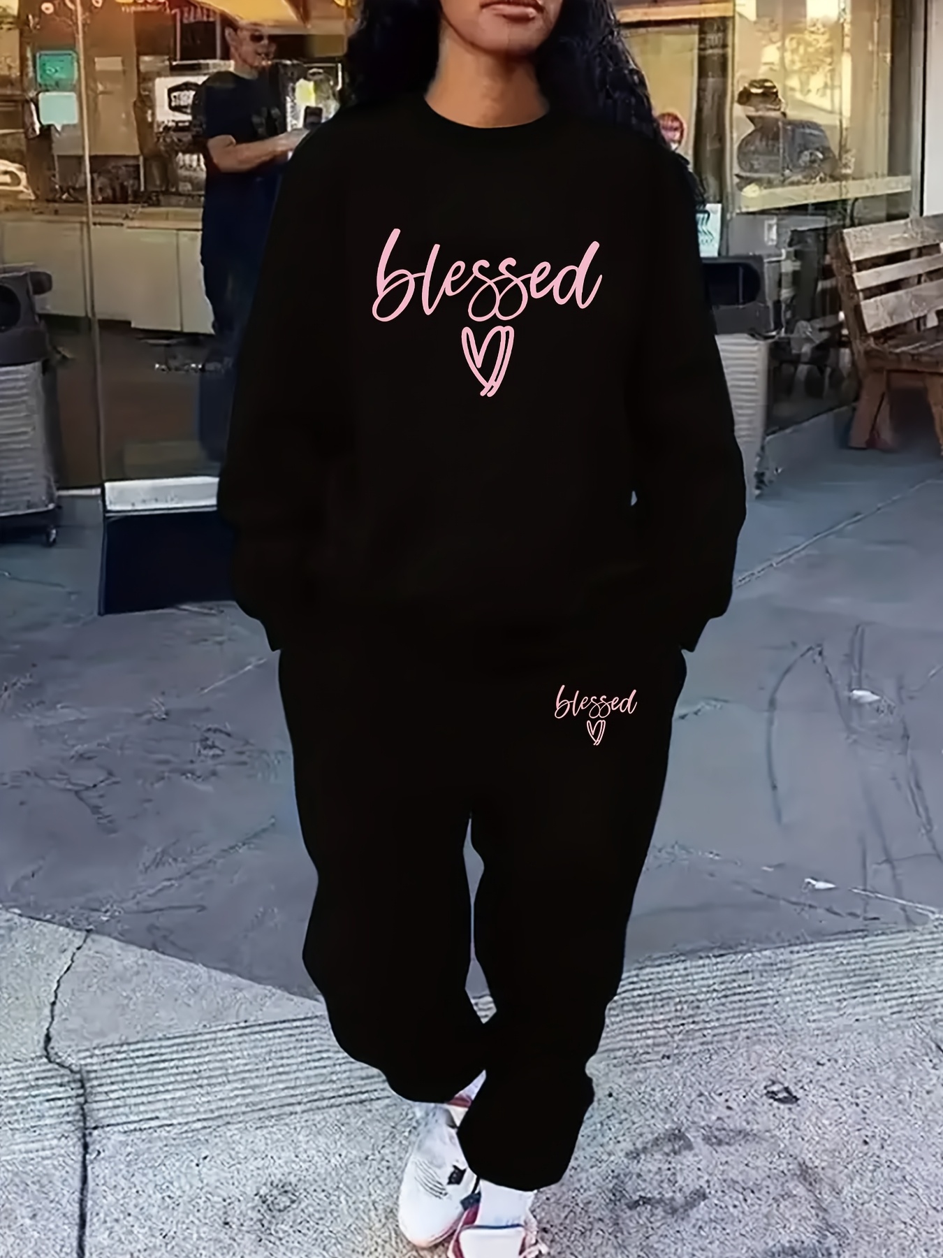 Women's Hoodie+Sports Pants Se - Warm Winter Clothing 评论和价格