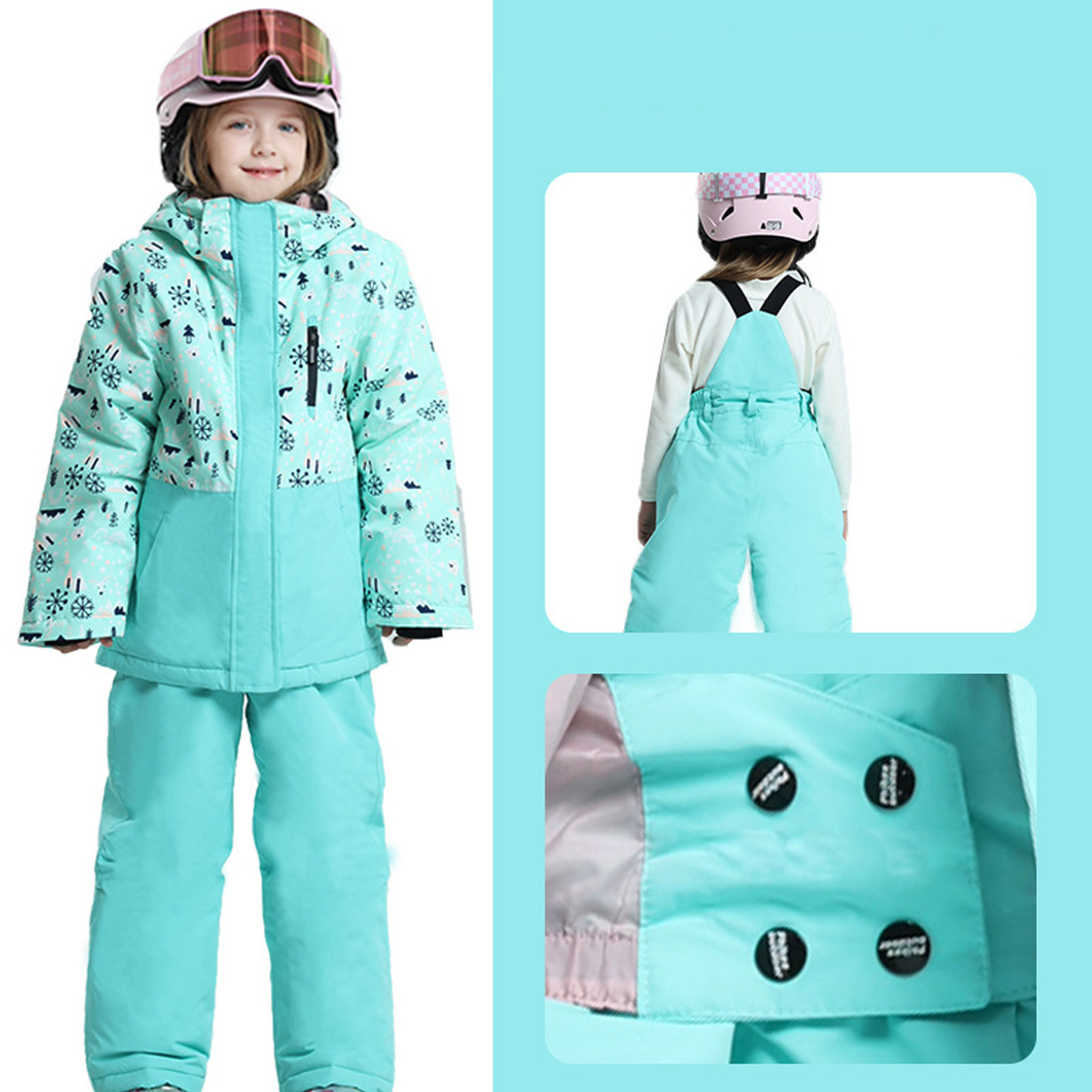 -30 Degree Children's Skiing W - Ski Pants Waterproof 评论和价格