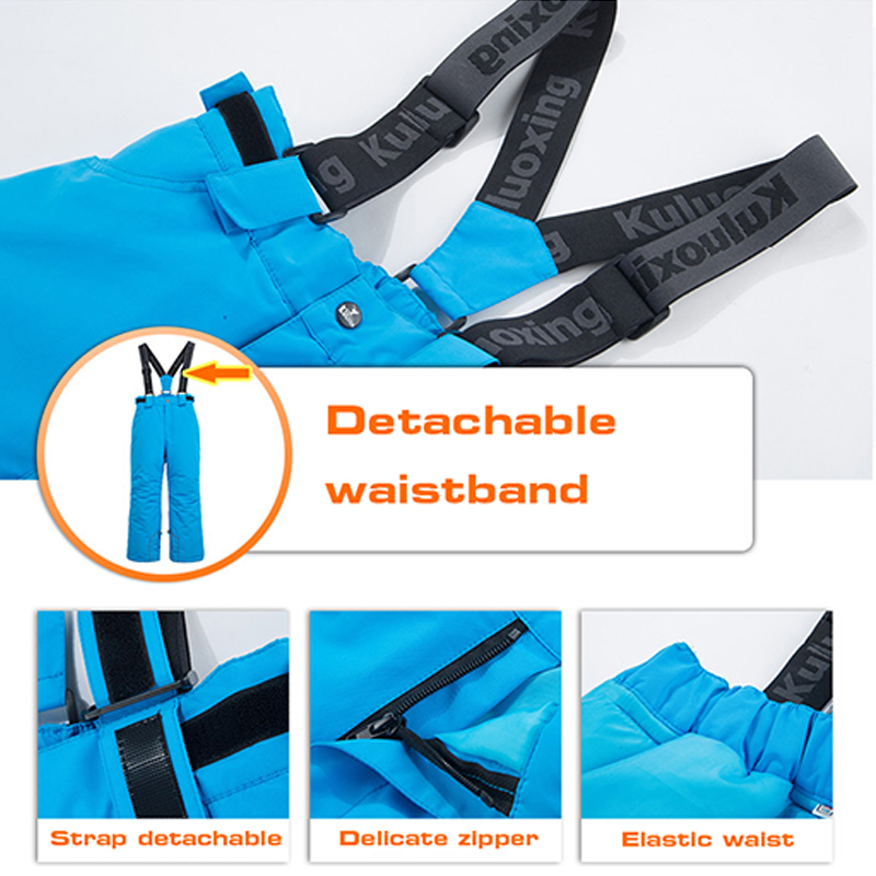 Ski Suit for Kids Skiing Snowb - Ski Pants Waterproof 评论和价格