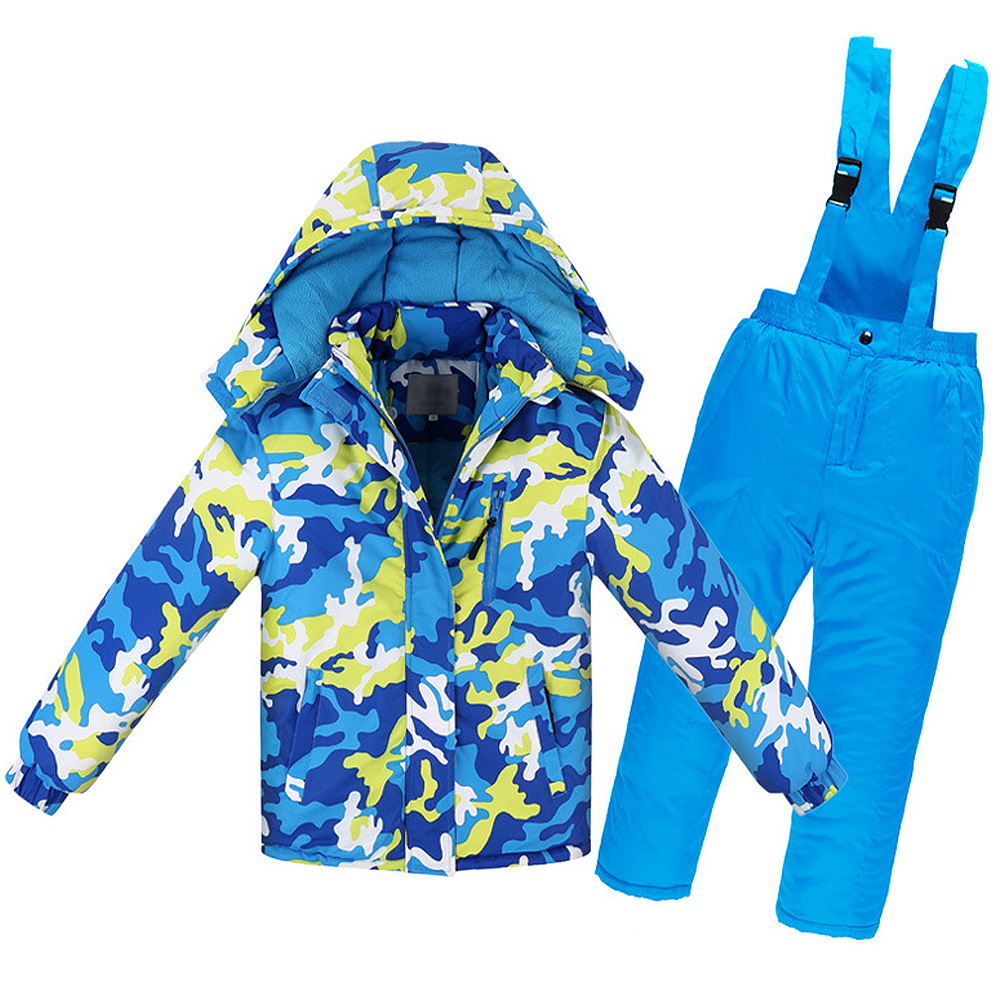 Boys Camouflage Ski Suit,Water - Ski Pants Waterproof 评论和价格