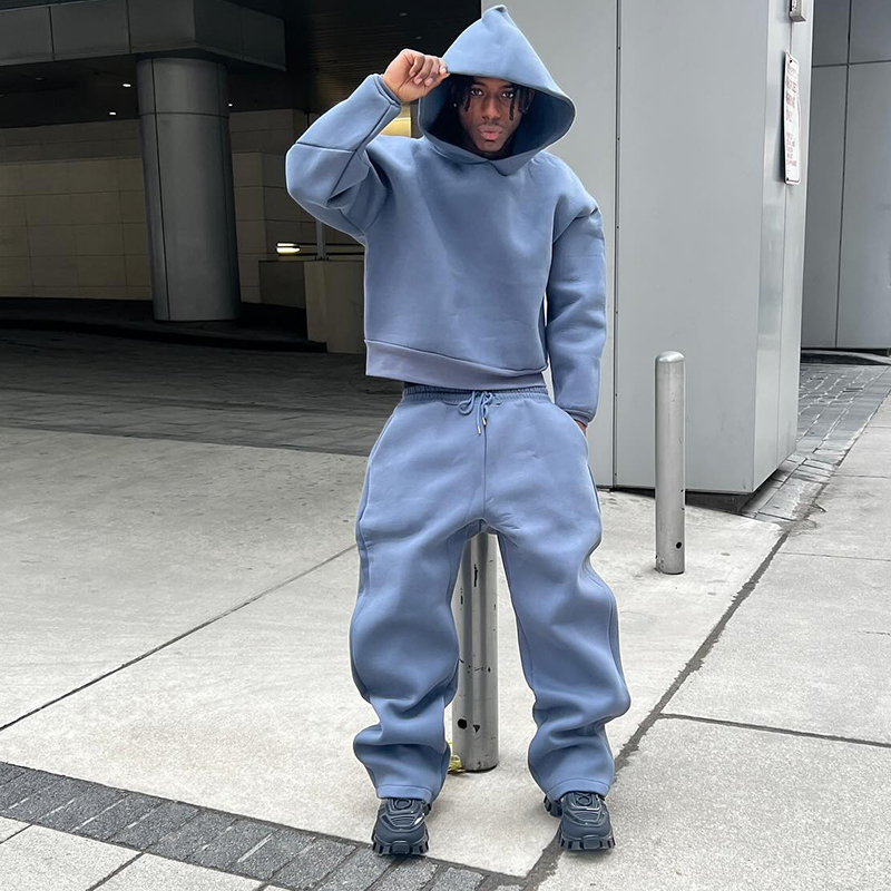 Men's Hoodie Set Solid Color S - Winter Clothing Website 评论和价格