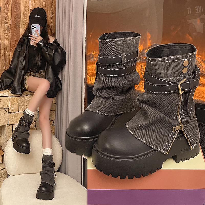 Ankle Boots for Women Cowboy F - Winter Clothing For Woman 评论和价格