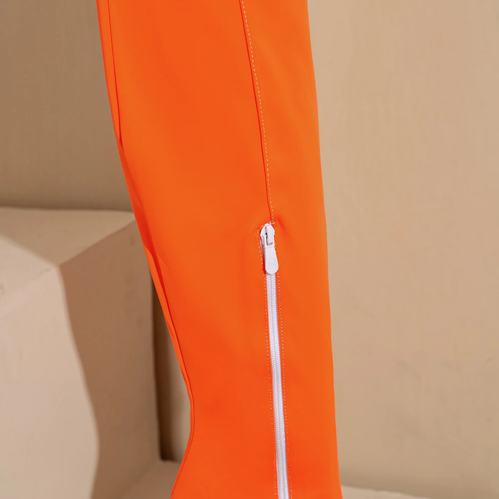 New Winter Glamour Orange Yell - Winter Clothing For Woman 评论和价格