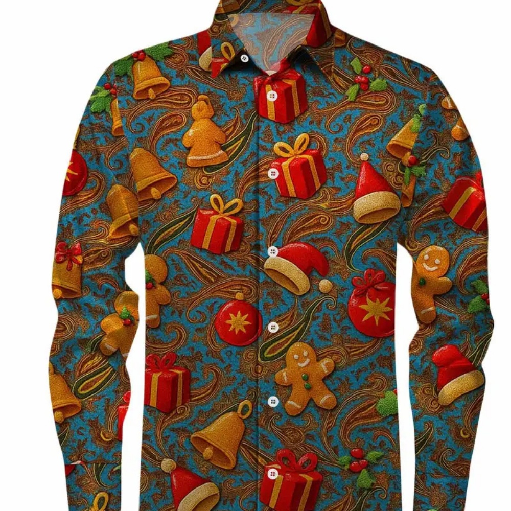 Men's Long-Sleeved Christmas P - Winter Clothing Ideas 评论和价格