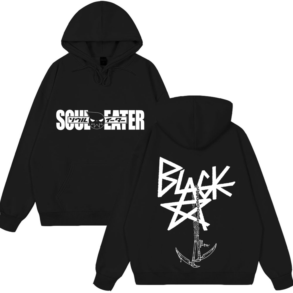 Japanese Anime Soul Eater Logo - Winter Clothing Logos 评论和价格