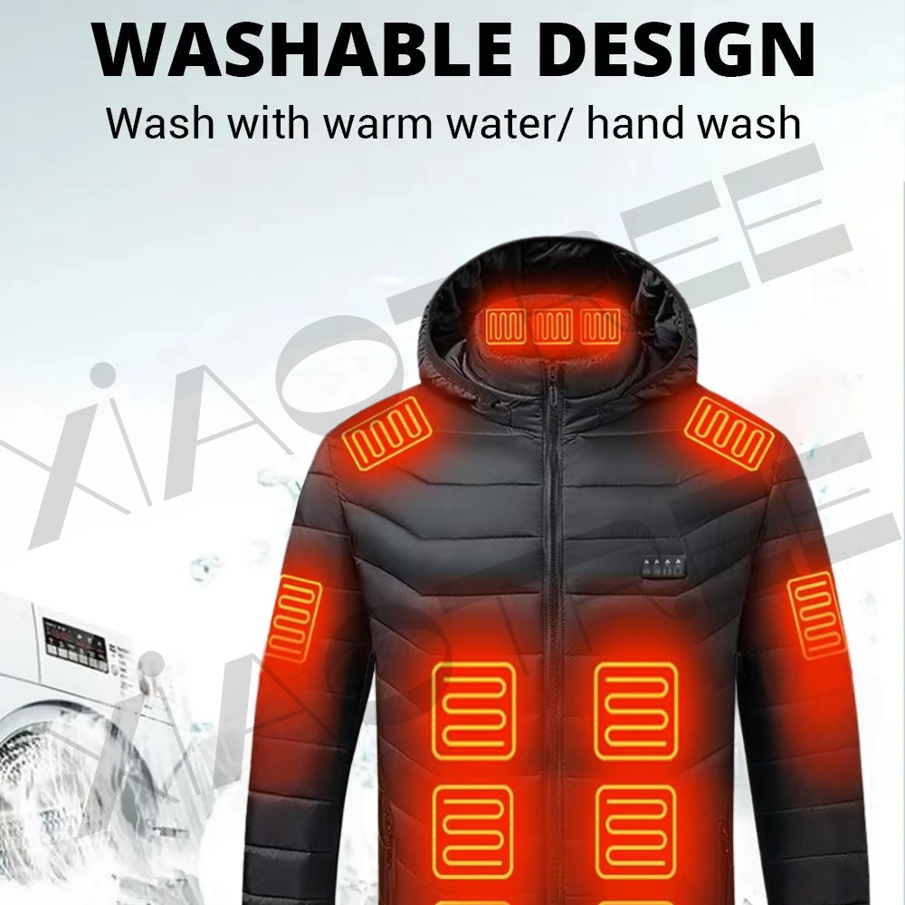 28 Areas Men Women's Heating J - Warm Winter Clothing 评论和价格