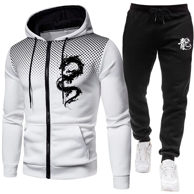 Men's Paris Dragon Pattern Fas - Winter Clothes 评论和价格