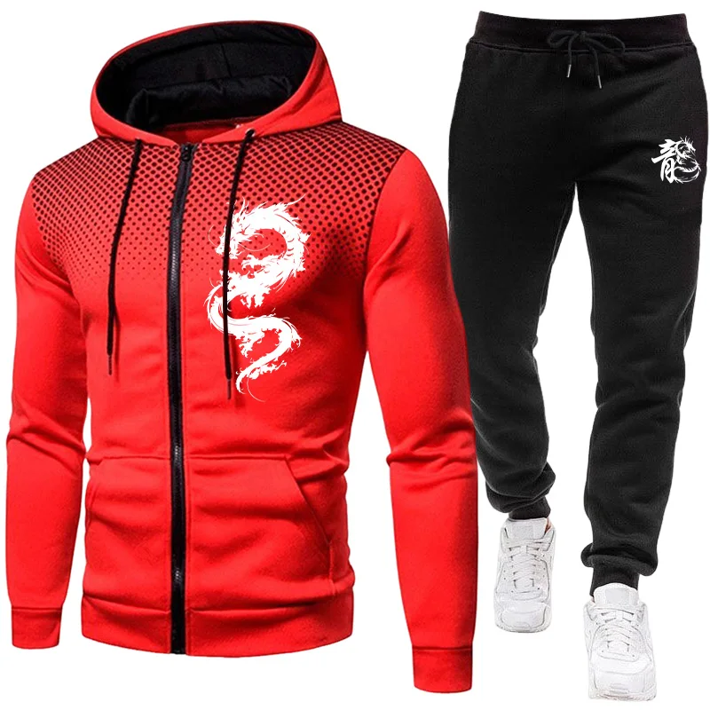Men's Paris Dragon Pattern Fas - Winter Clothes 评论和价格