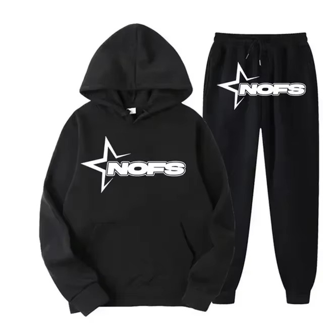 2026 Streetwear Men Hooded Swe - Winter Clothing Pants 评论和价格