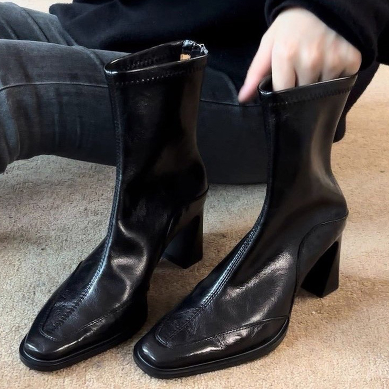 High Heels Women’s Ankle Boots - Winter Clothing For Woman 评论和价格