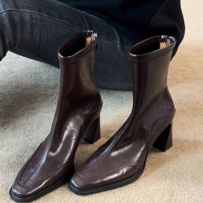 High Heels Women’s Ankle Boots - Winter Clothing For Woman 评论和价格