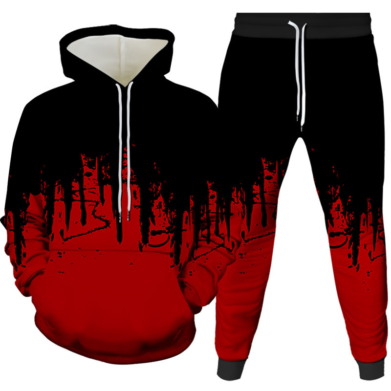 Ink Painting 3D Printed Hoodie - Winter Clothing Pants 评论和价格